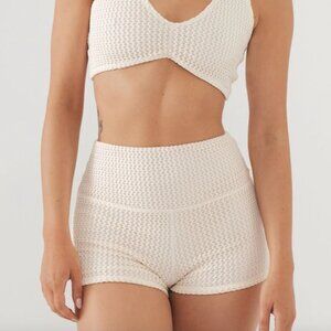 NWT - Montce Bone Crochet Short Bike Short -  XS
